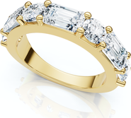 Bliss Diamond 2.30Ct Emerald & Round Diamond Wedding Ring 14k Gold or Platinum Lab Grown