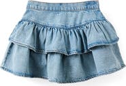 Cotton On Kids Kid's Frill Denim Skirt