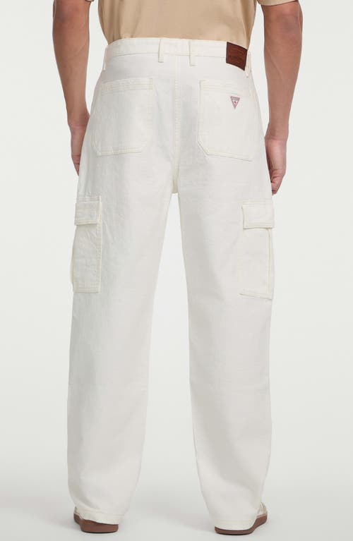 Guess Jeans G17 Cargo Jeans In White