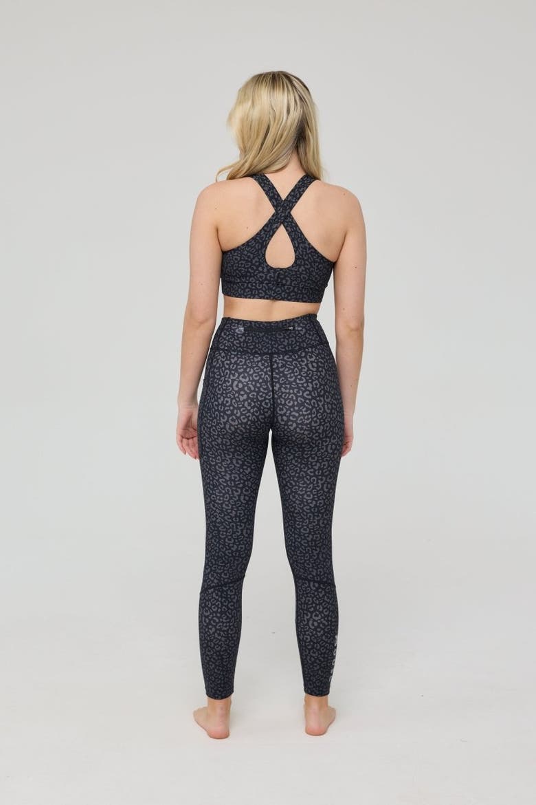 Infinite High Waisted Leggings - Black Leopard, Alternate, color, Black Leopard