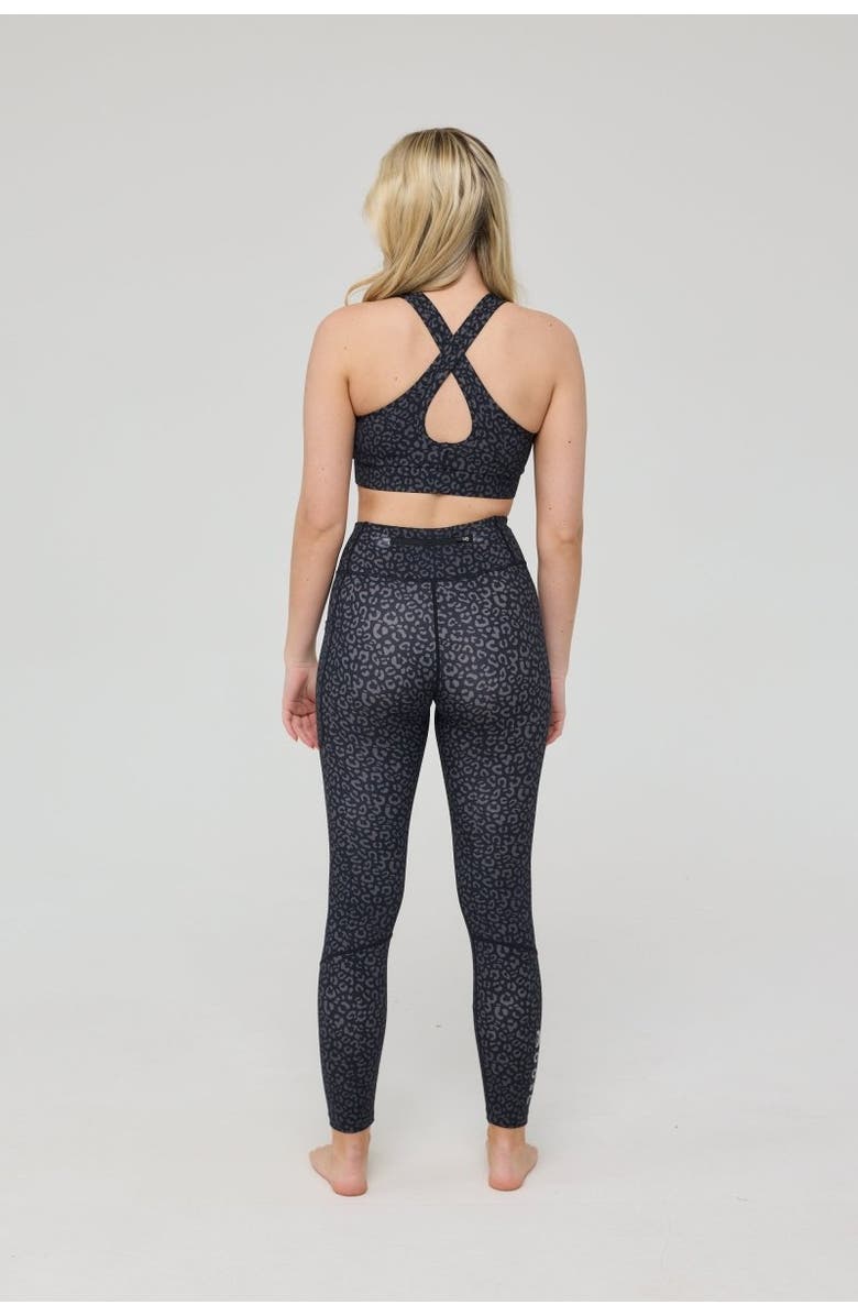 OOSC Infinite High Waisted Leggings - Black Leopard, Alternate, color, Black Leopard