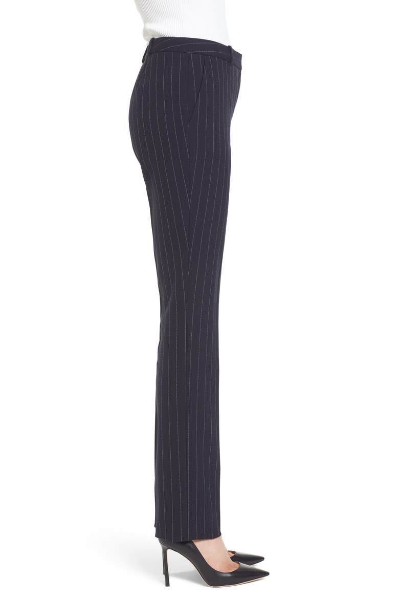 Titana Pinstripe Suit Trousers, Alternate, color, NAVY FANTASY