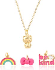 Hello Kitty Charm Set with Necklace Chain