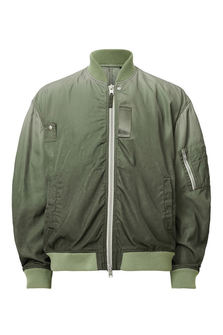 Cascade Bomber Jacket, Alternate, color, ISLAND GREEN