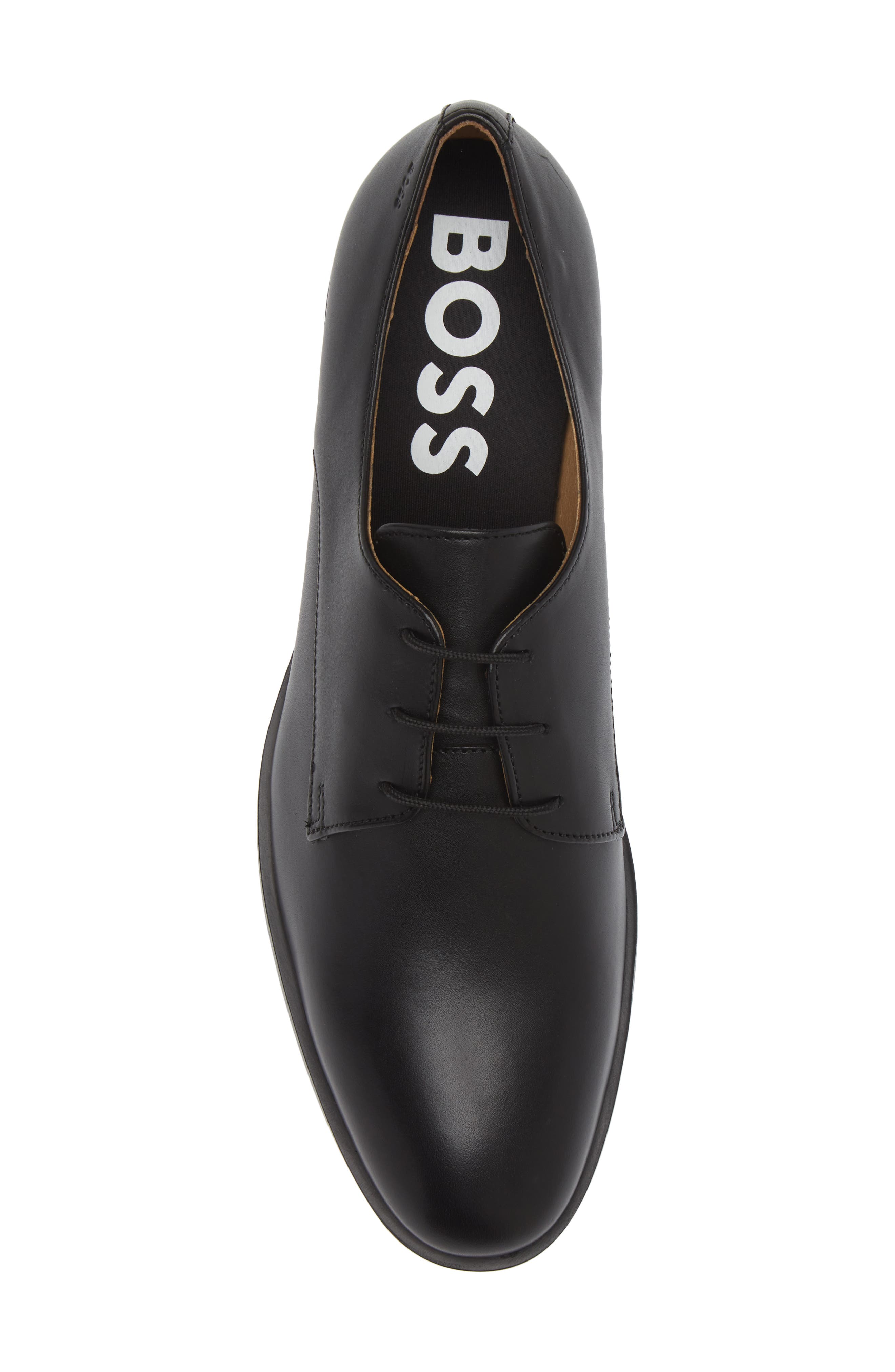BOSS Colby Leather Derby, Alternate, color, Blk