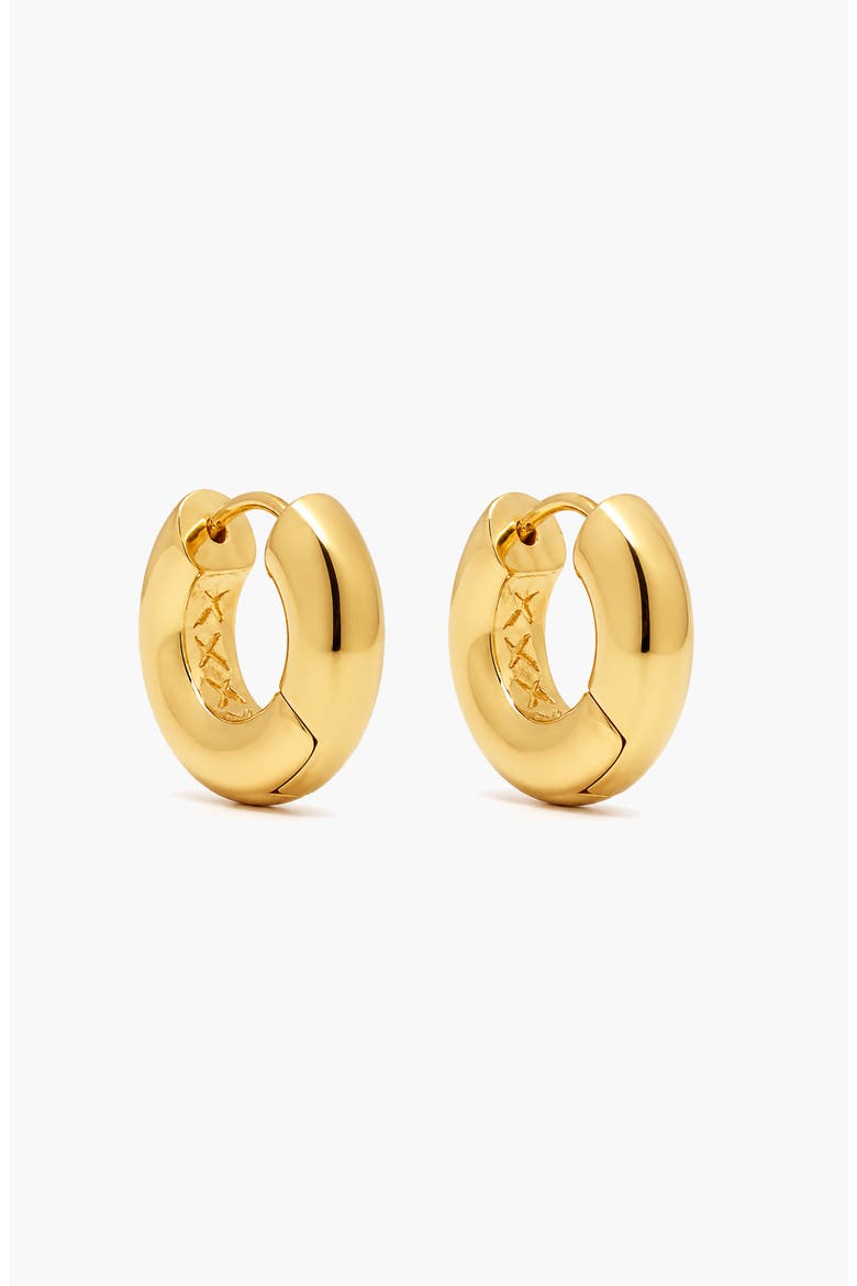 Sirso Midi Hoop Earrings In Gold, Alternate, color, Gold
