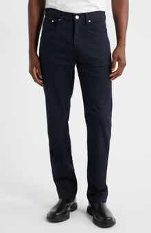 Modern Straight Leg Five-Pocket Twill Pants