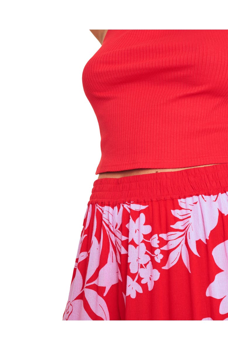 Adore Me Evi Tank & Pants Set, Alternate, color, Floral Red