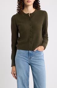 FRAME The Honeycomb Cashmere Cardigan