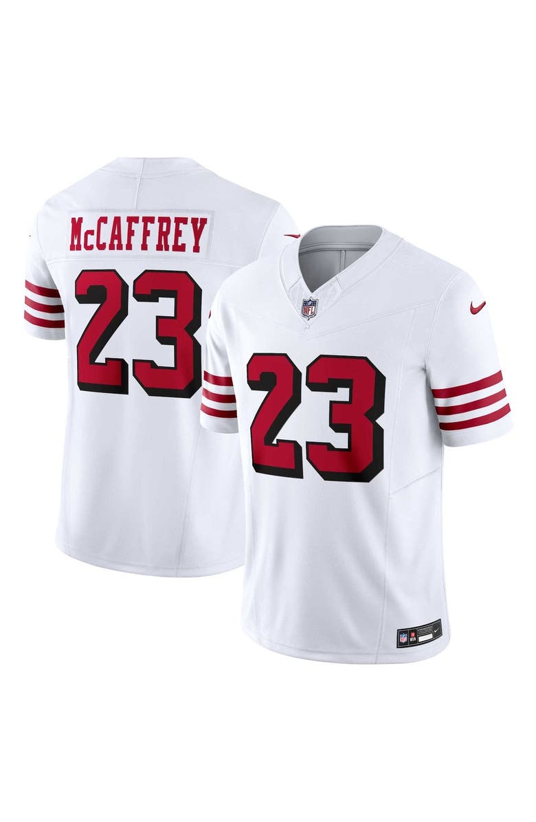 Nike Men's Nike Christian McCaffrey White San Francisco 49ers Vapor F.U.S.E. Limited 2nd Alternate Jersey, Alternate, color, White