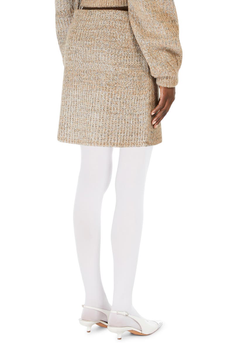 Cabina Sweater Miniskirt, Alternate, color, CAMEL