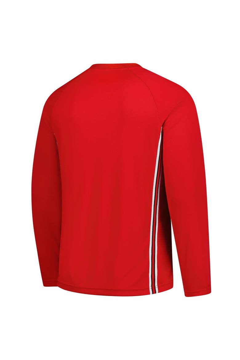 Men's Nike Red Chicago Bulls 2025/26 Authentic Pre-Game Legend Dri-FIT Long Sleeve Shooting Shirt, Alternate, color, Red