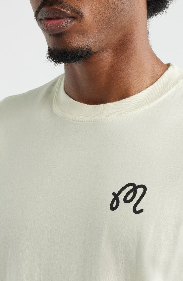 Malbon Golf Bermuda Origin Graphic T-Shirt, Alternate, color, Cream