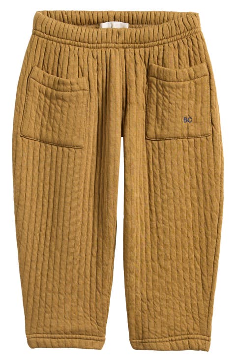 Quilted Organic Cotton Joggers