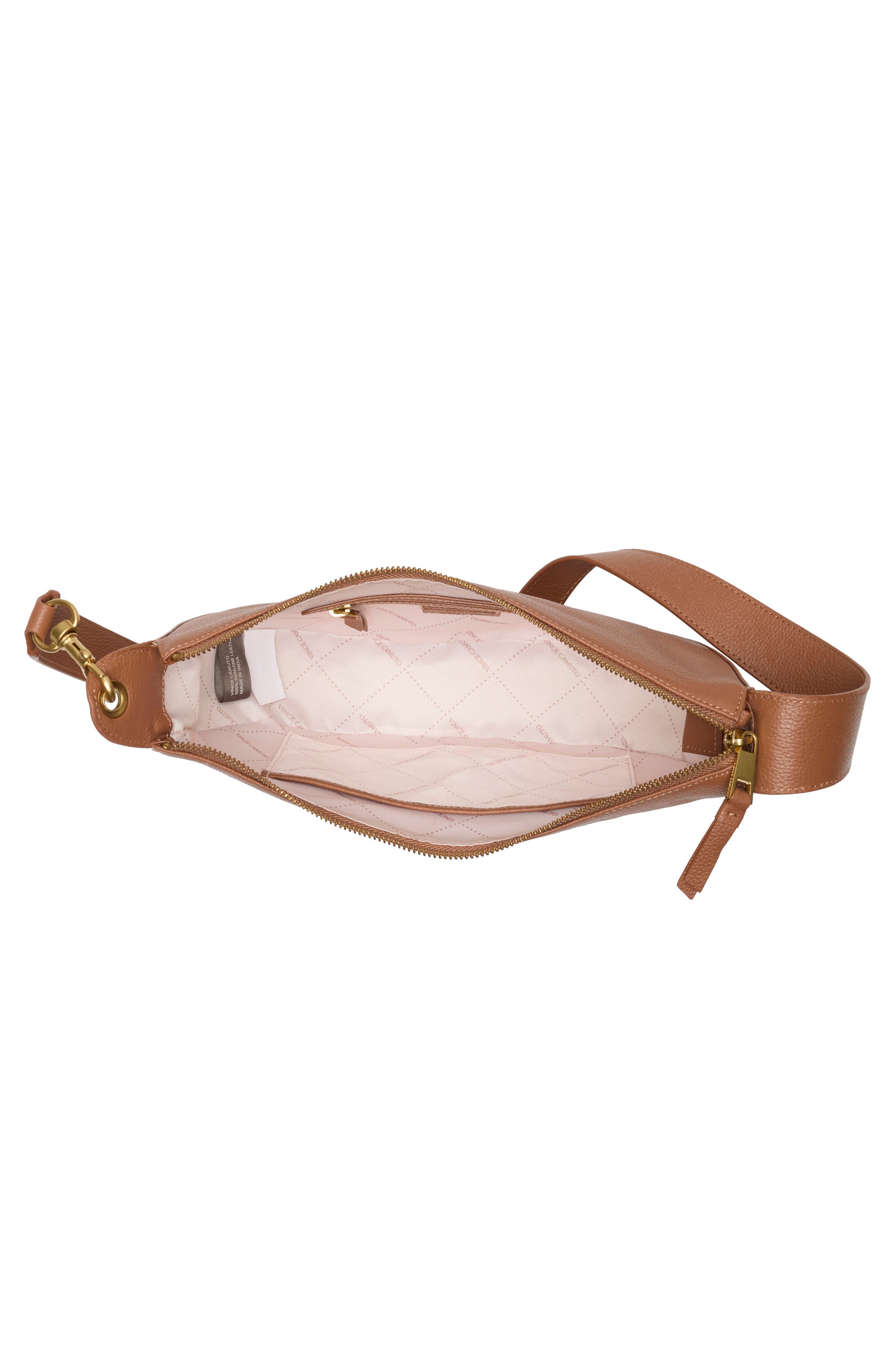 Orlie Leather Crossbody Bag, Alternate, color, CARMELLO COW TEXAS LE