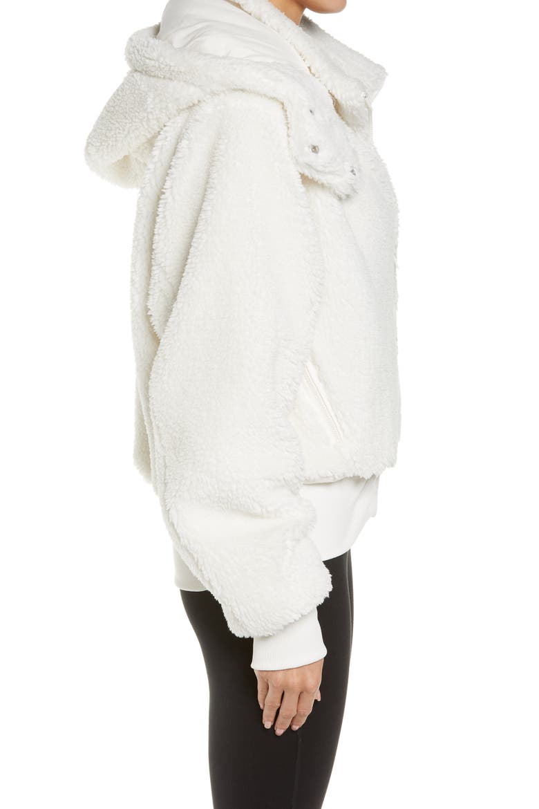 Foxy Fleece Jacket, Alternate, color, IVORY
