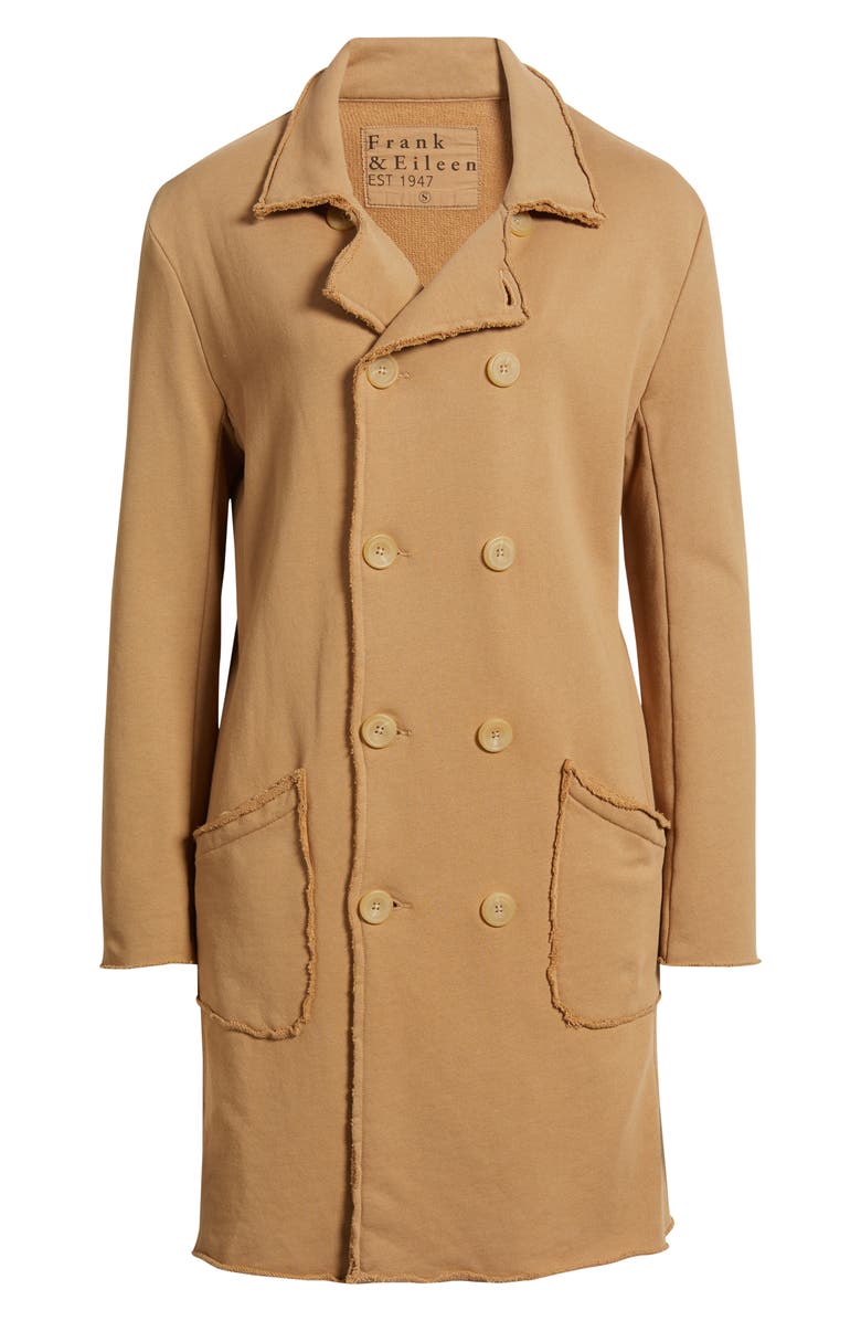 Frank & Eileen Tipperary French Terry Coat, Alternate, color, Camel
