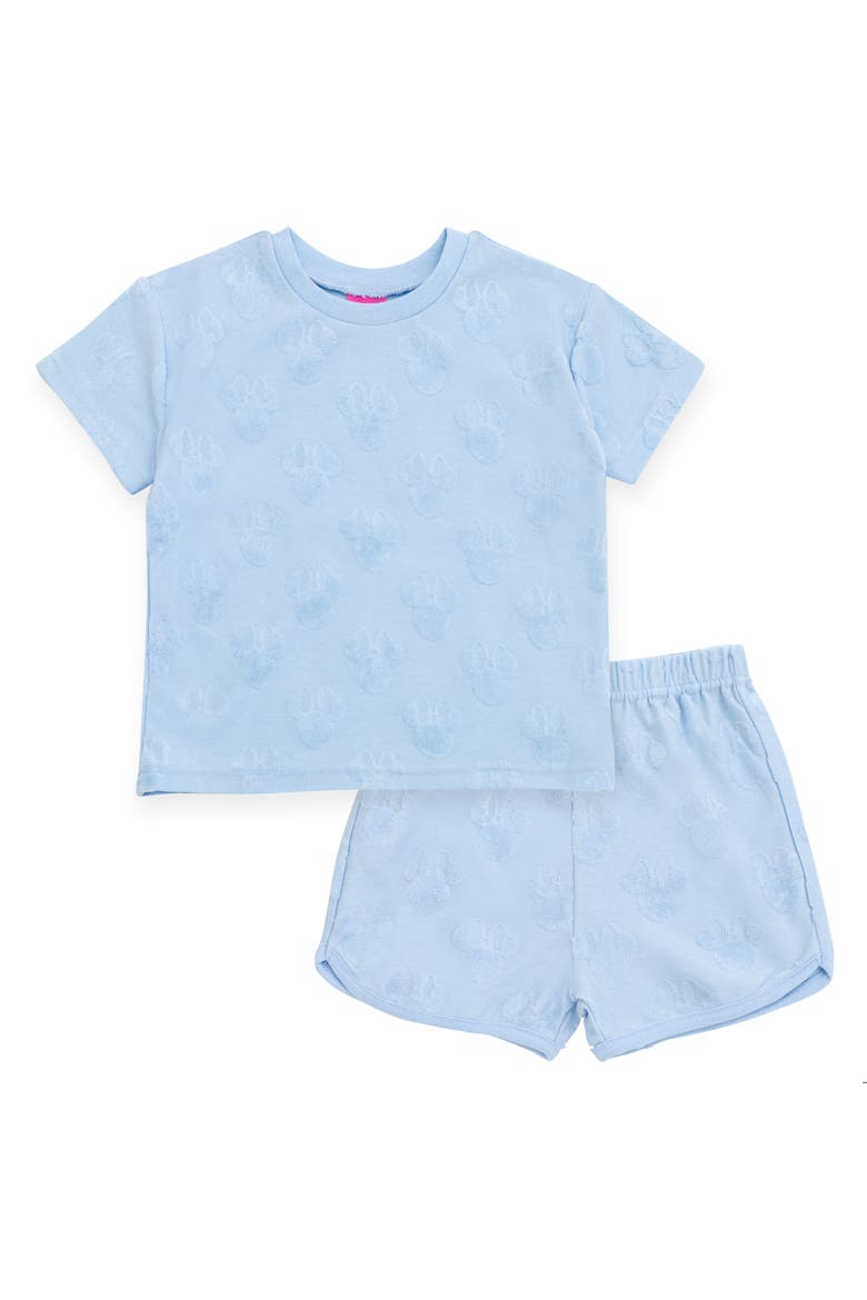 Minnie Mouse 2-Piece Tee and Shorts Set, Main, color, Minnie Light Blue