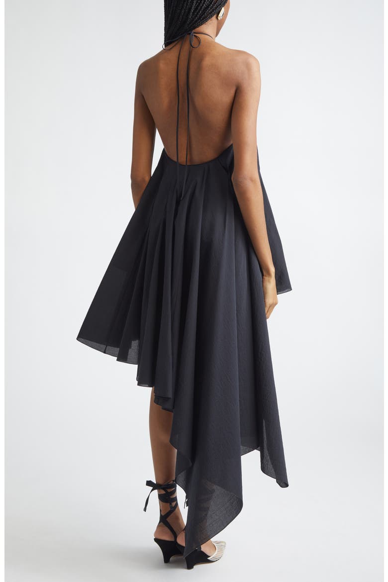 La Robe Triangle Courte Minidress, Alternate, color, BLACK