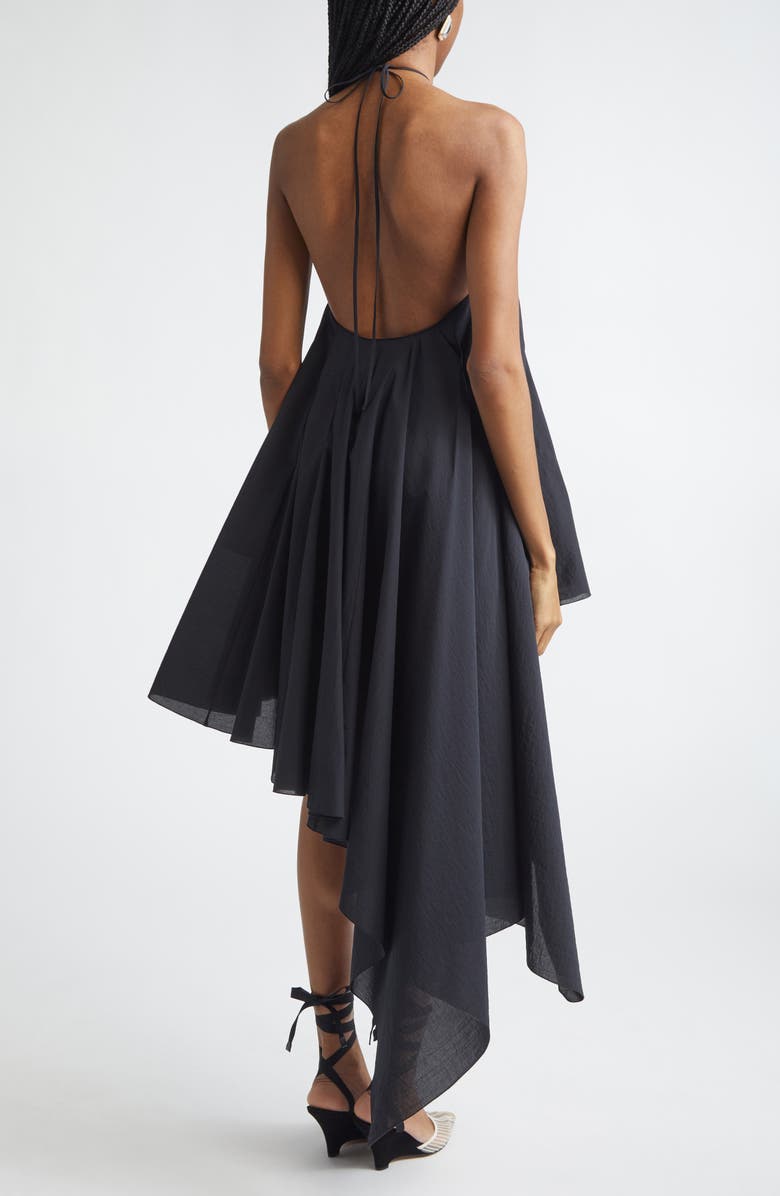 Jacquemus La Robe Triangle Courte Minidress, Alternate, color, Black