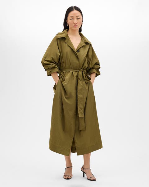 Recycled Nylon Trench