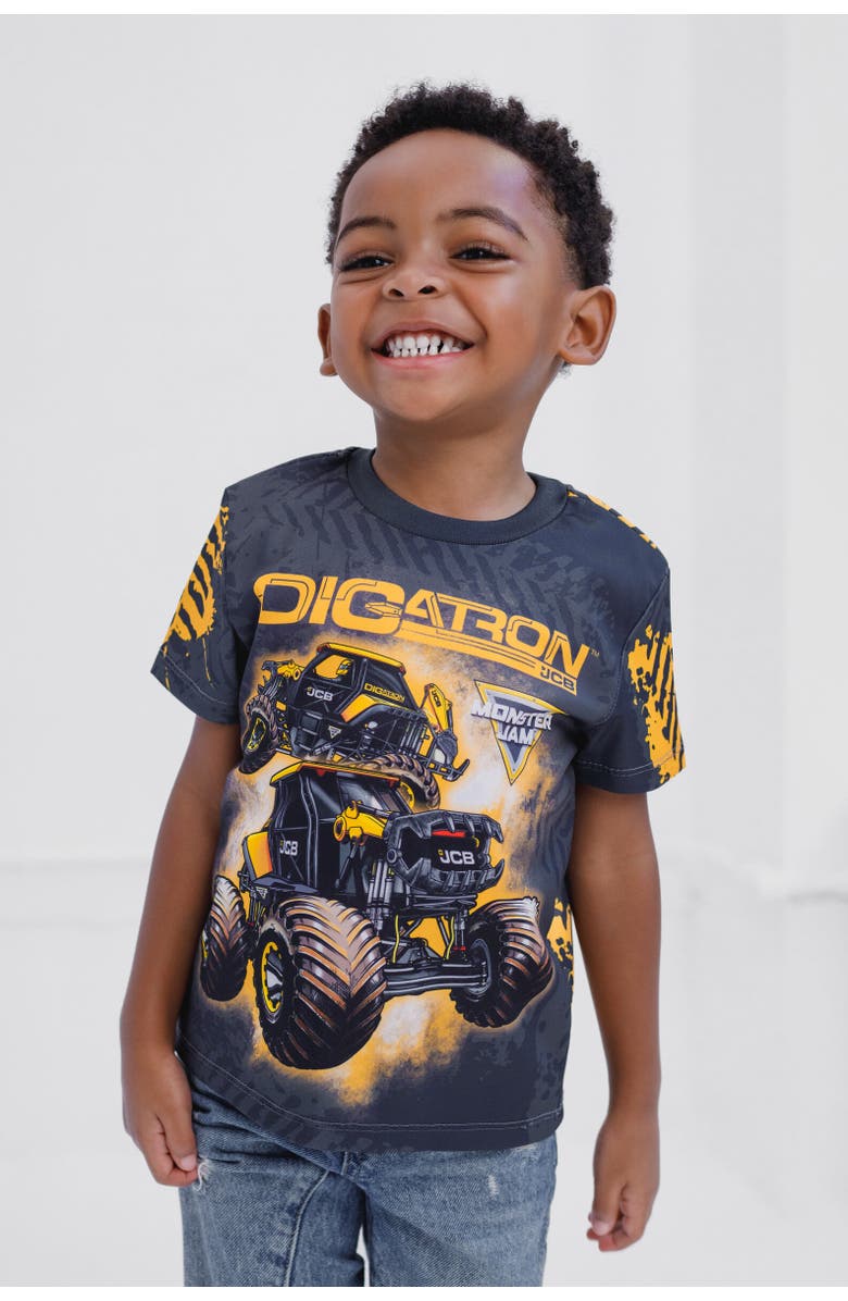 Monster Jam Graphic T-Shirt, Alternate, color, Black Digatron Monster Jam