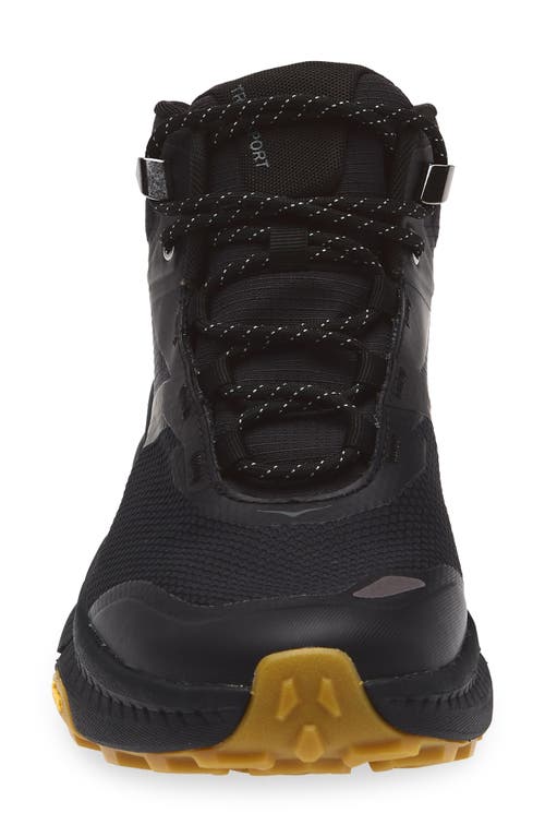 Hoka Transport Chukka Gore-tex® Waterproof Trail Shoe In Black