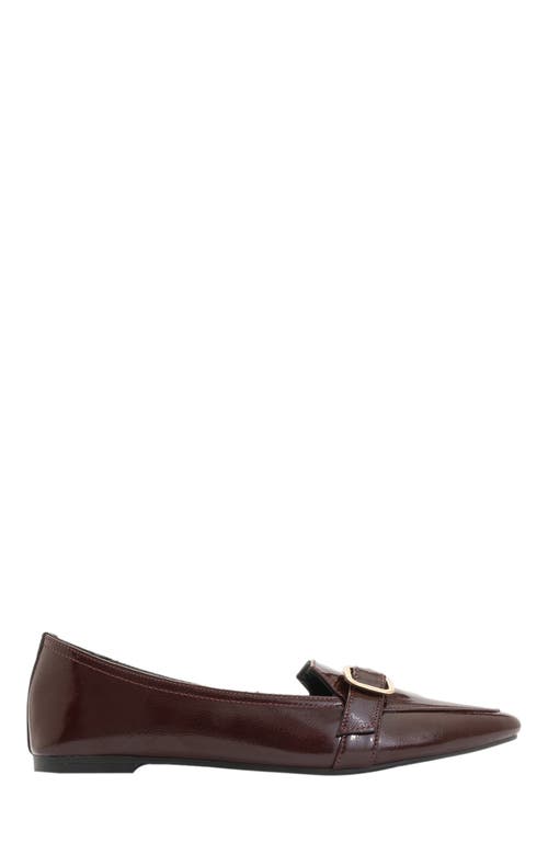 Forever & Always Shoes Zarina Pointed Toe Leather Flats in Burgundy Brown Leather at Nordstrom, Size 6.5