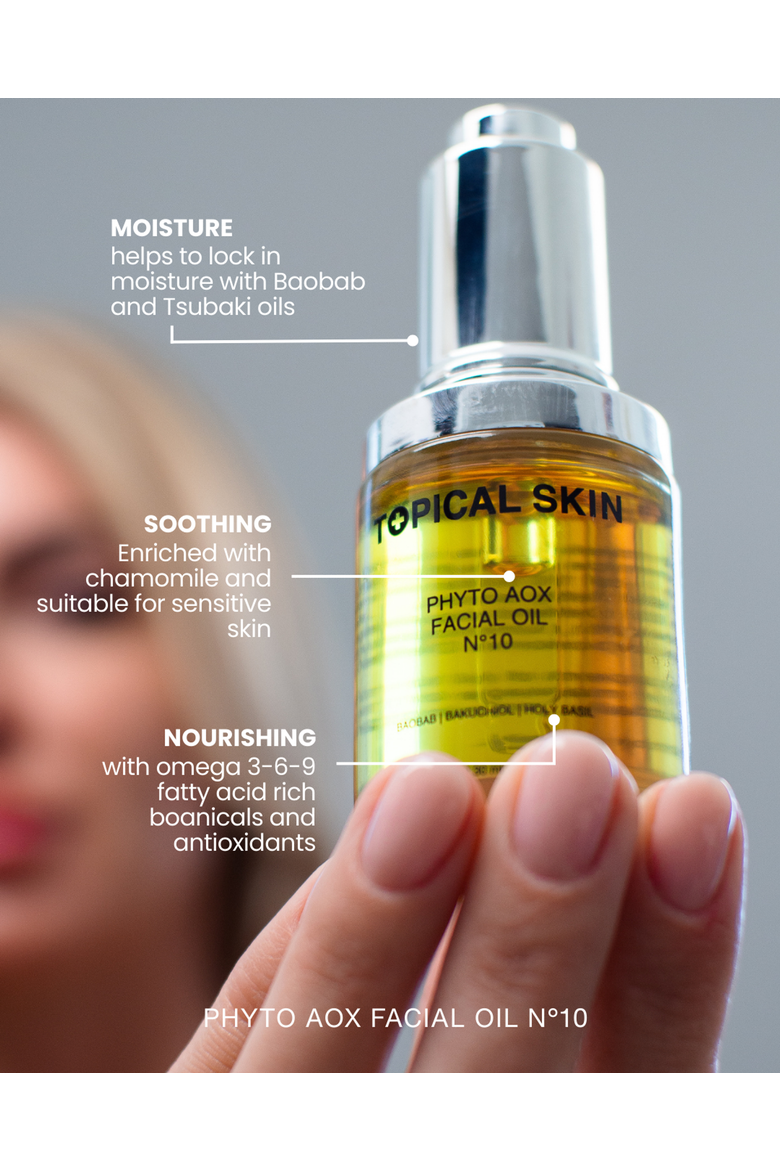 Phyto Aox Facial Oil N°10   With Exposome Defense Tech, Alternate, color, No color
