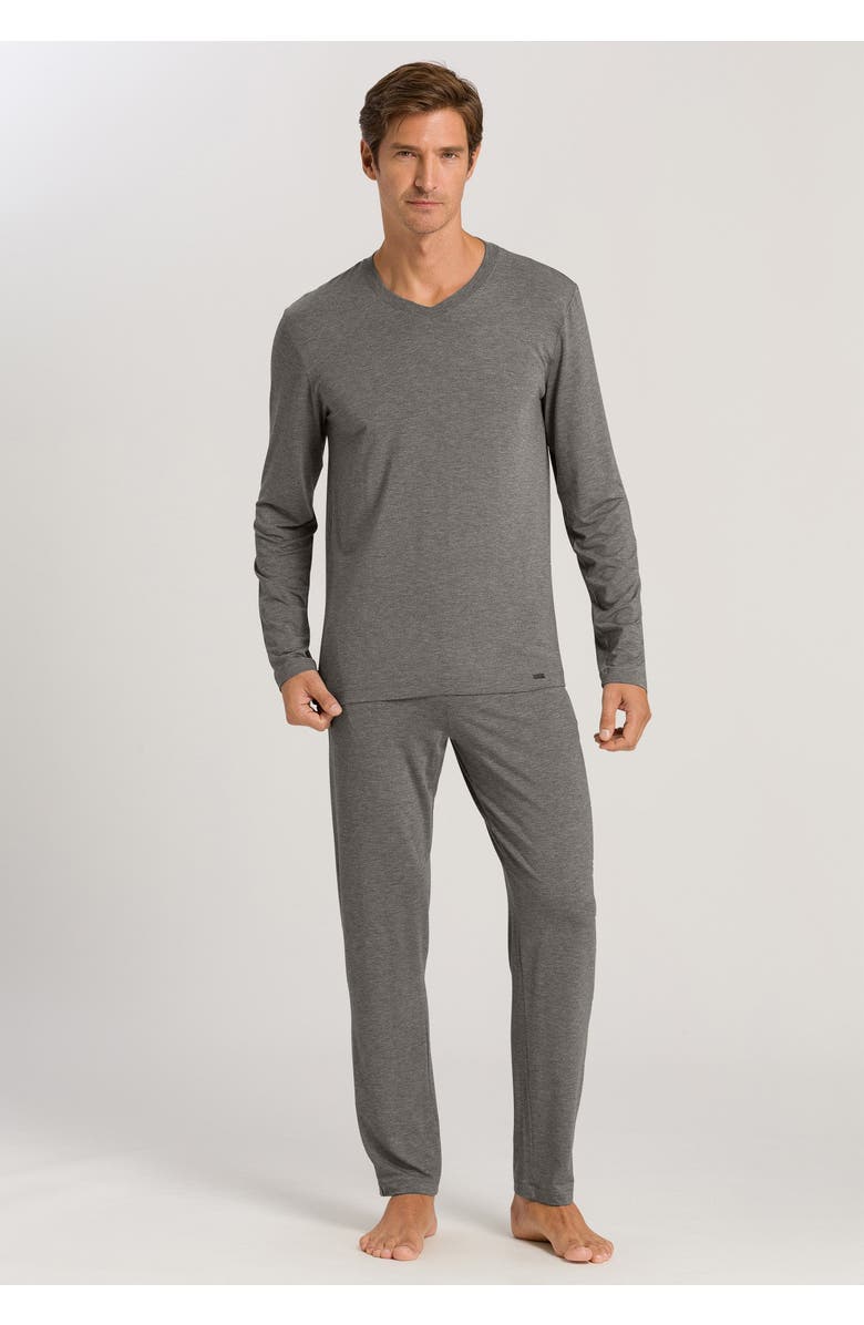 Hanro Casuals Drawstring Pants, Alternate, color, Stone Melange