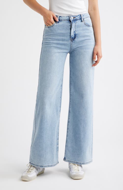 Tractr High Waist Wide Leg Jeans in Indigo at Nordstrom, Size 32