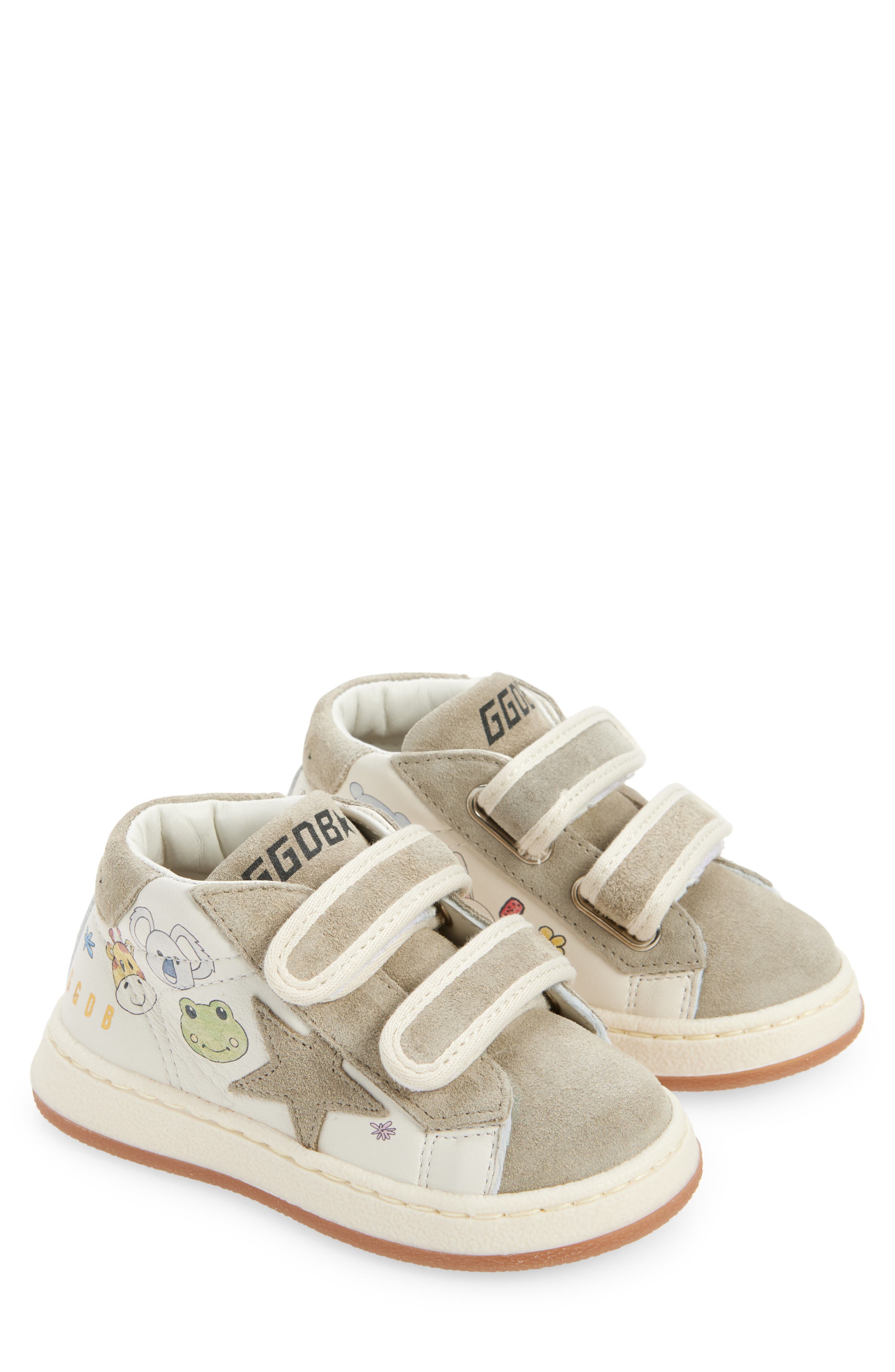 Golden Goose Kids' June Star Mid Top Sneaker, Main, color, 