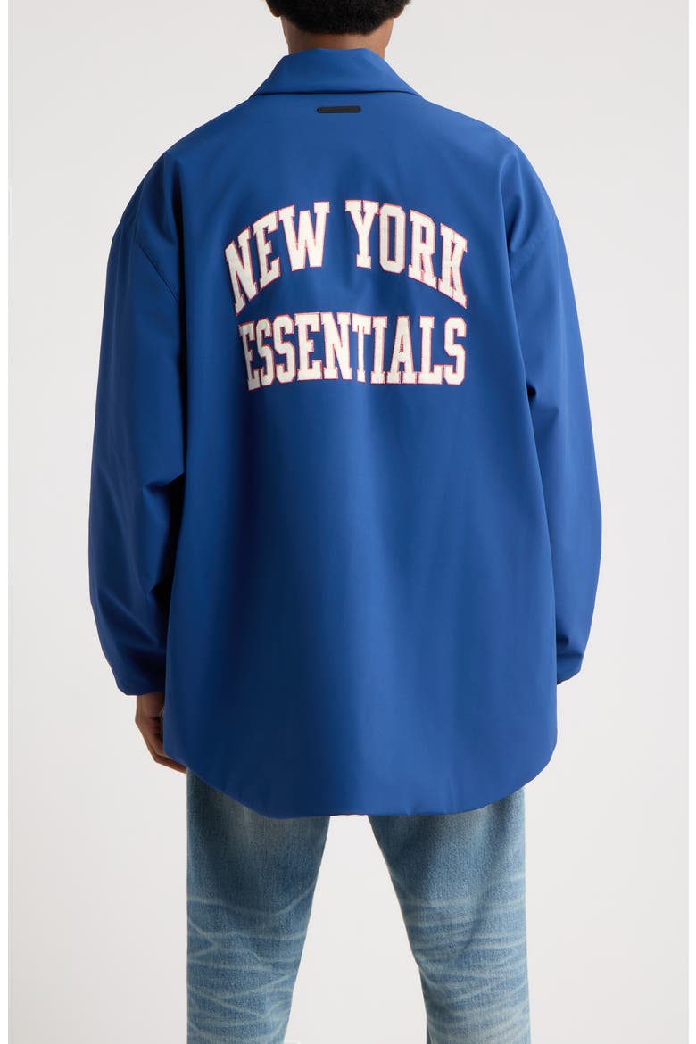 x NFL Giants Coach Jacket, Alternate, color, ESTATE BLUE