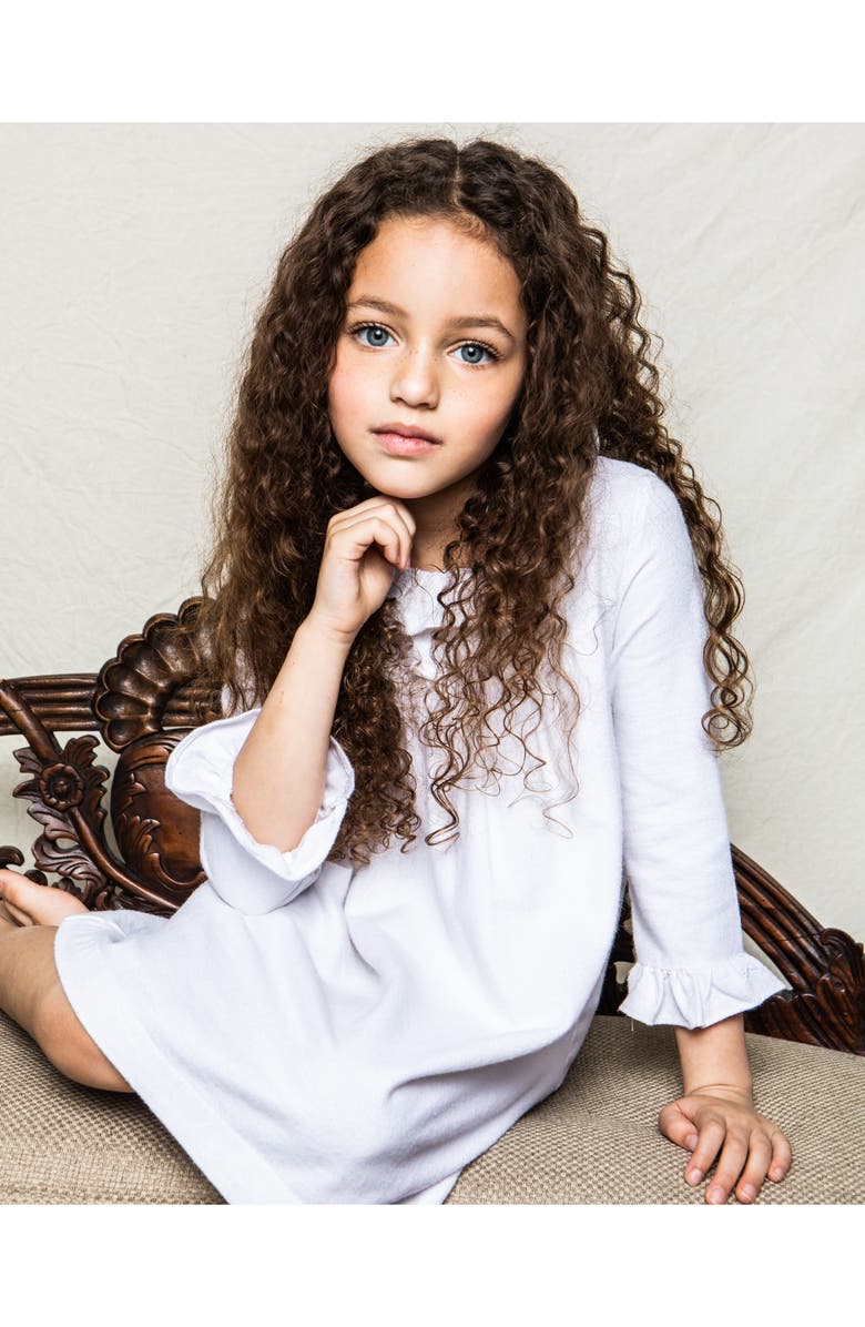 Petite Plume Kids' Scarlett Flannel Nightgown, Alternate, color, 