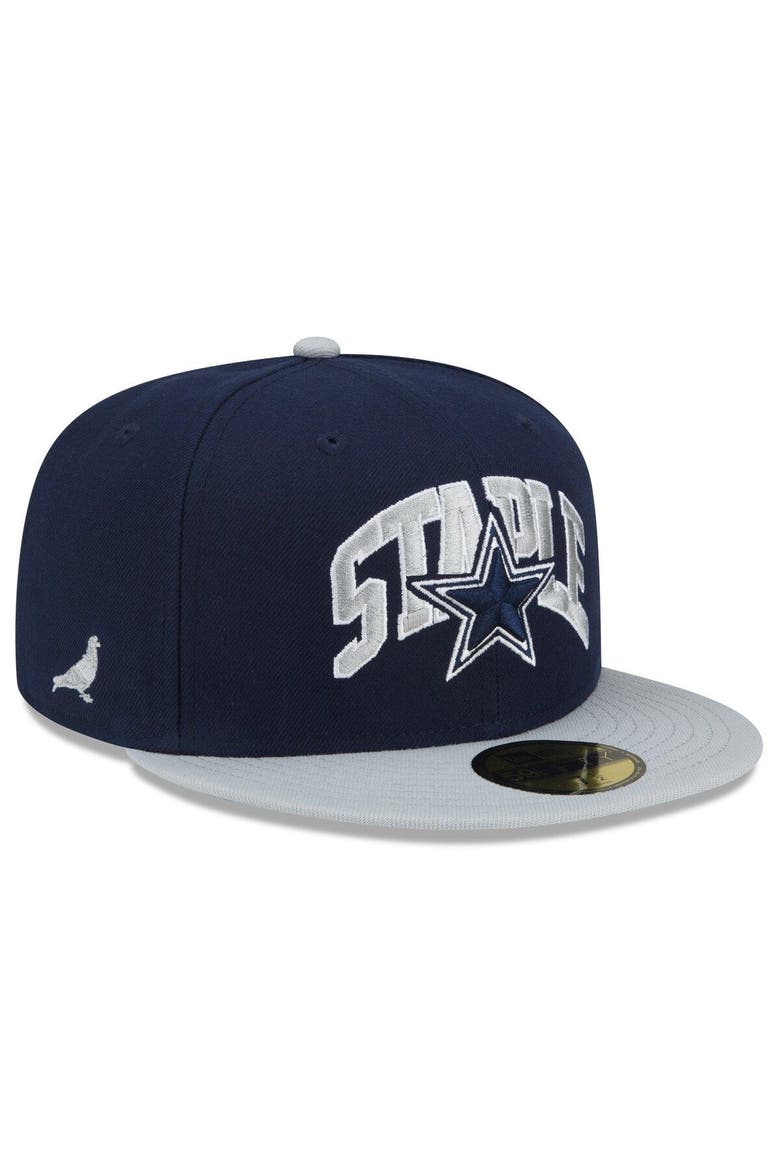 Men's New Era Navy/Gray Dallas Cowboys NFL x Staple Collection 59FIFTY Fitted Hat, Main, color, Navy