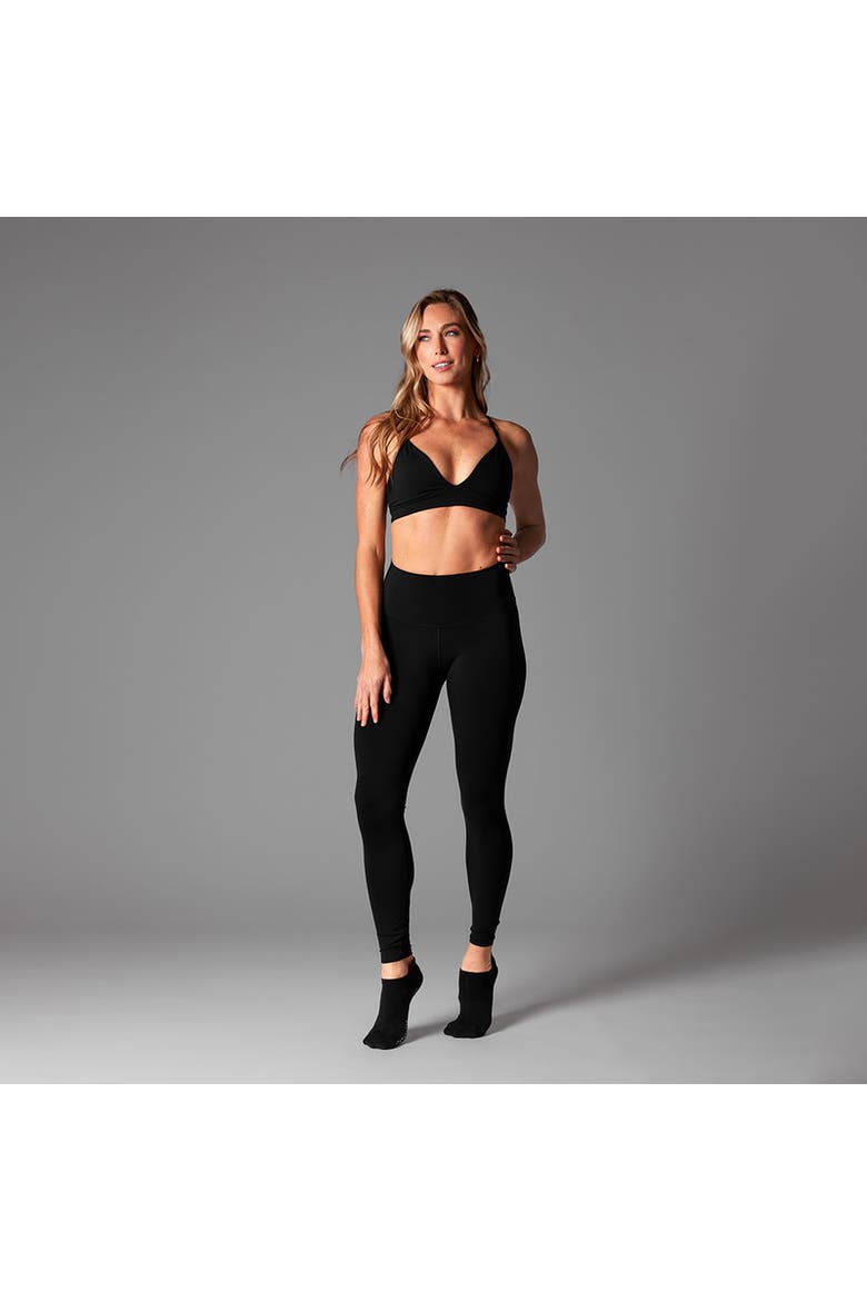 High Waisted Legging, Alternate, color, EBONY