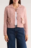Ellen Tracy Marled Crop Cardigan