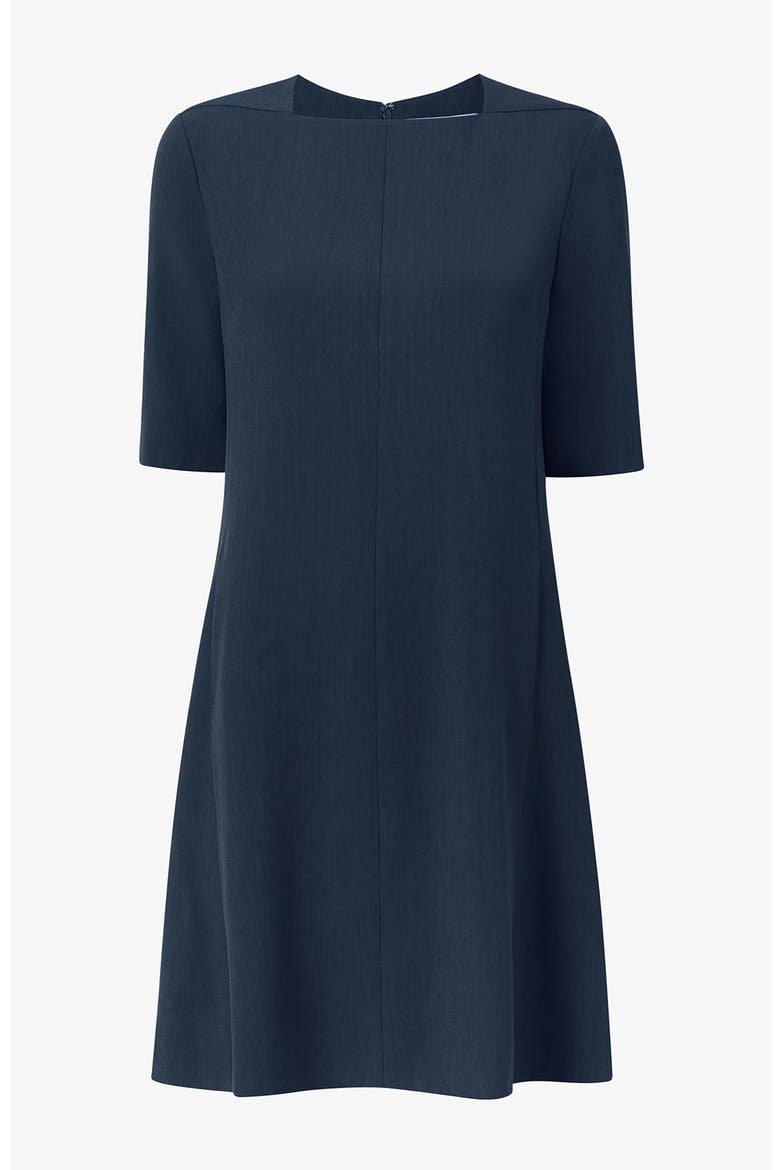 Emily Recycled WonderTex Dress, Alternate, color, Dark Navy