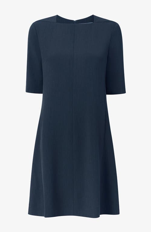 M.m.lafleur Emily Recycled Wondertex Dress In Brown