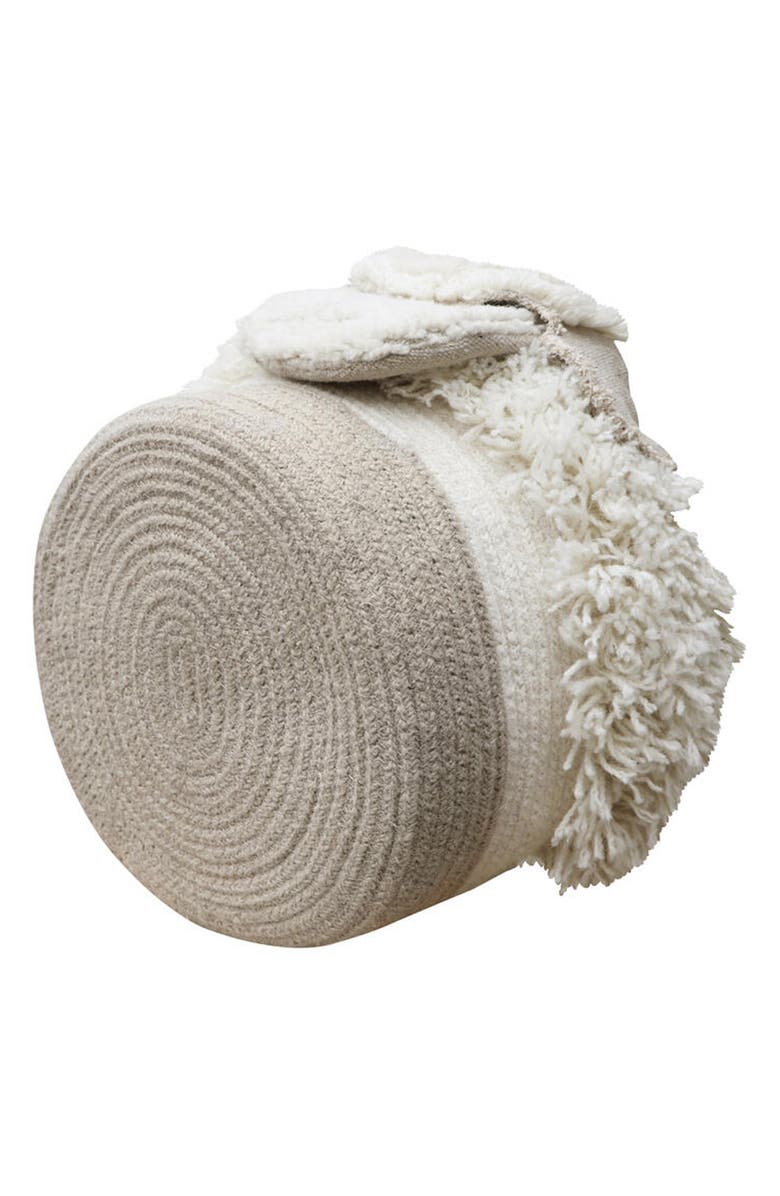 Lorena Canals Woolable Pink Nose Sheep Basket, Alternate, color, Sheep White