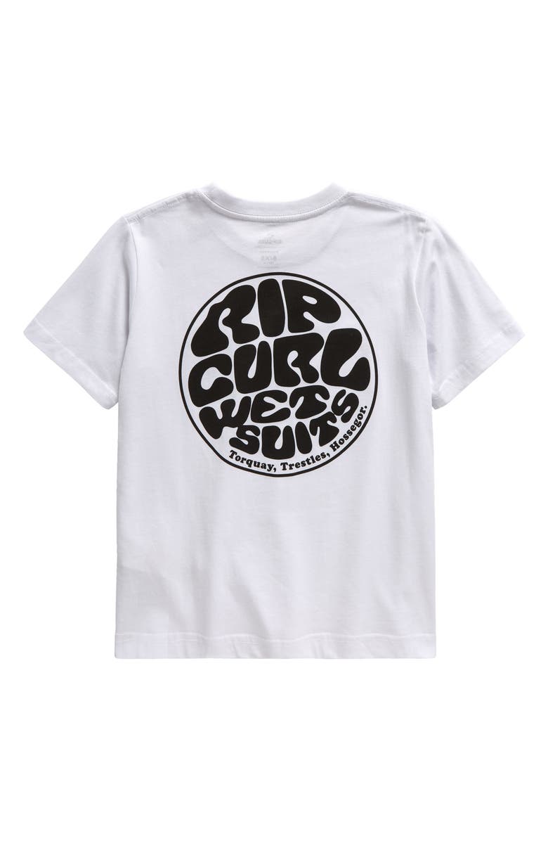 Rip Curl Kids' Wetsuit Icon Cotton Graphic T-Shirt, Alternate, color, 