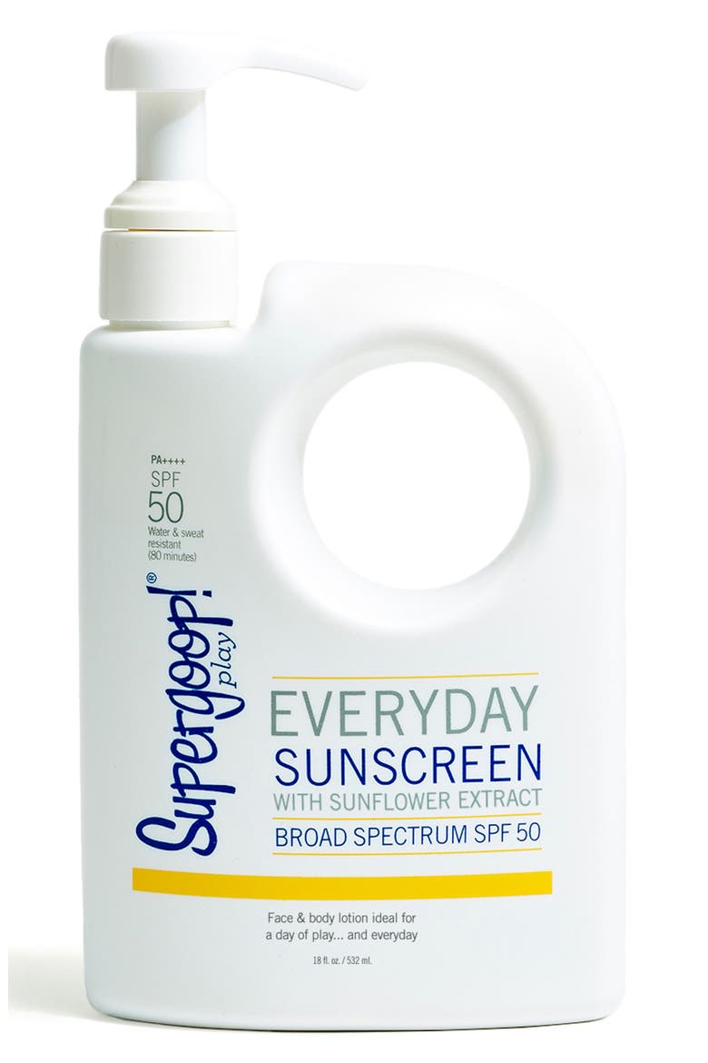 Supergoop! Everyday Sunscreen Broad Spectrum SPF 50, Alternate, color, NO COLOR