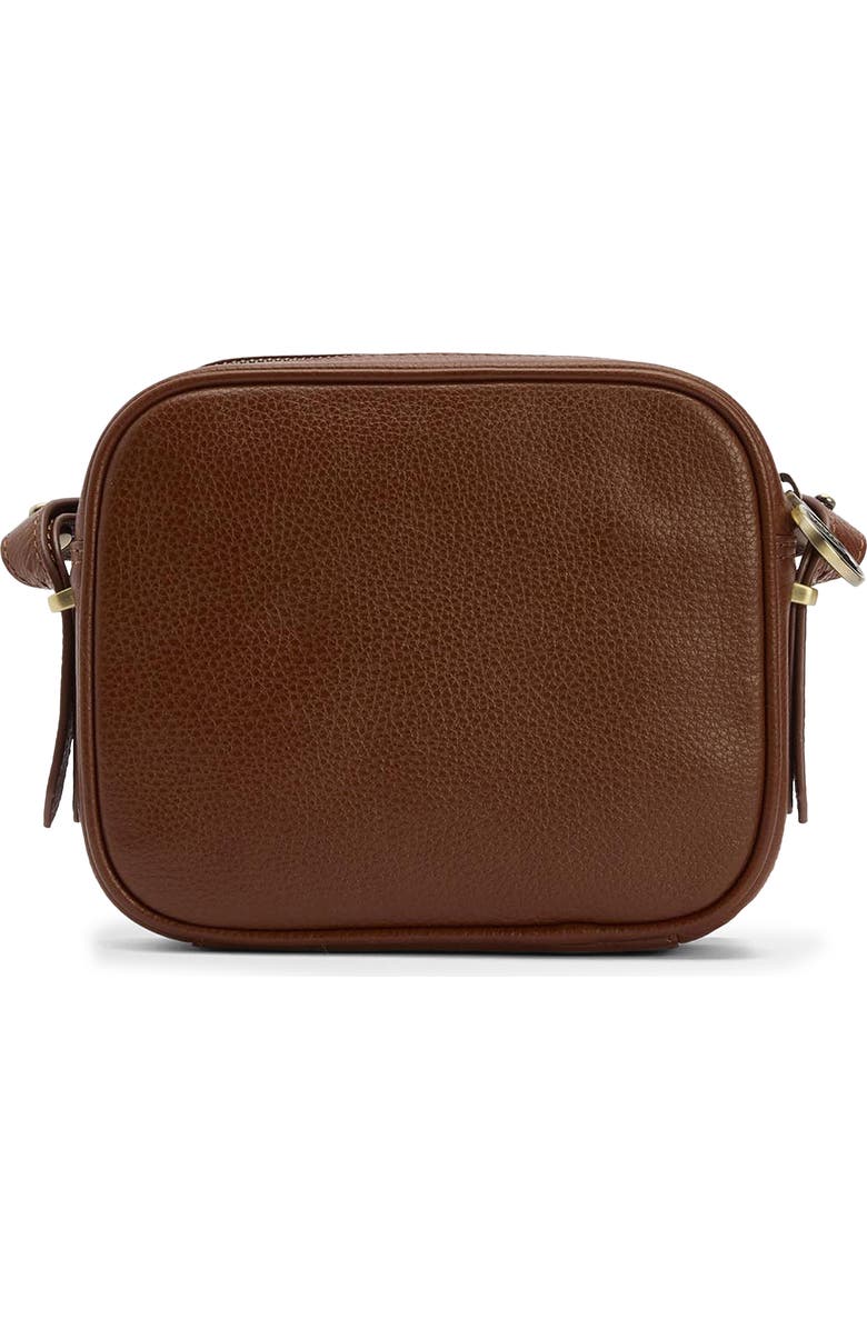 Barbour Daphne Leather Crossbody Bag, Alternate, color, Brown