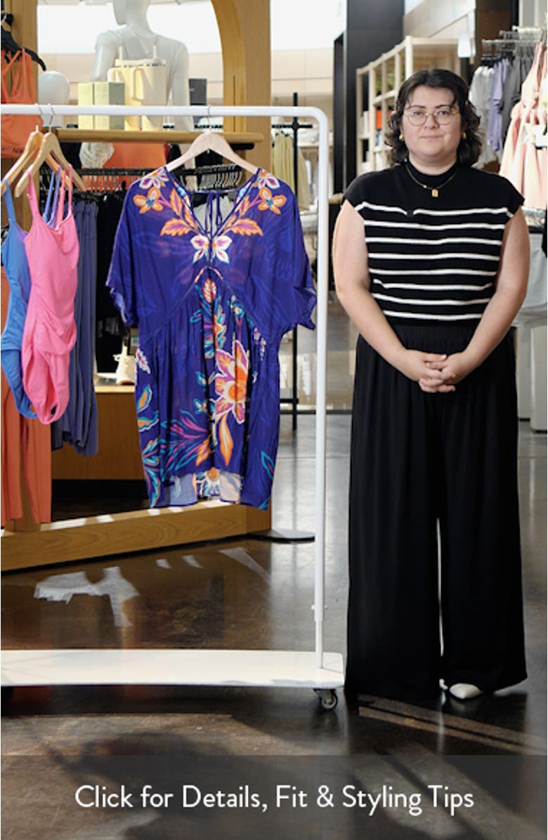 Island Breeze Short Caftan Swim Cover-Up, sales video thumbnail