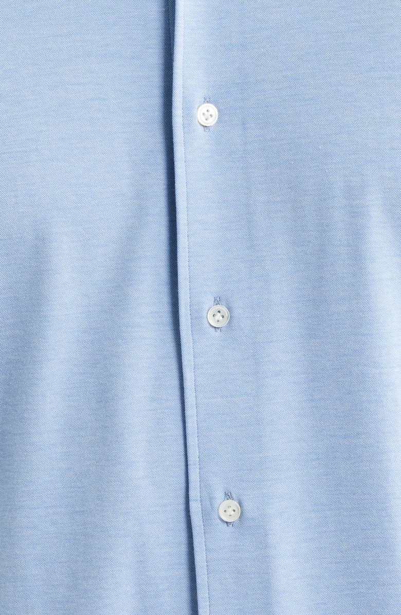 Peter Millar Excursionist Flex Tailored Fit Wrinkle Resistant Button-Up Shirt, Alternate, color, Dusk Blue