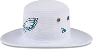 New Era Men's New Era White Philadelphia Eagles 2024 NFL Training Camp Panama Bucket Hat
