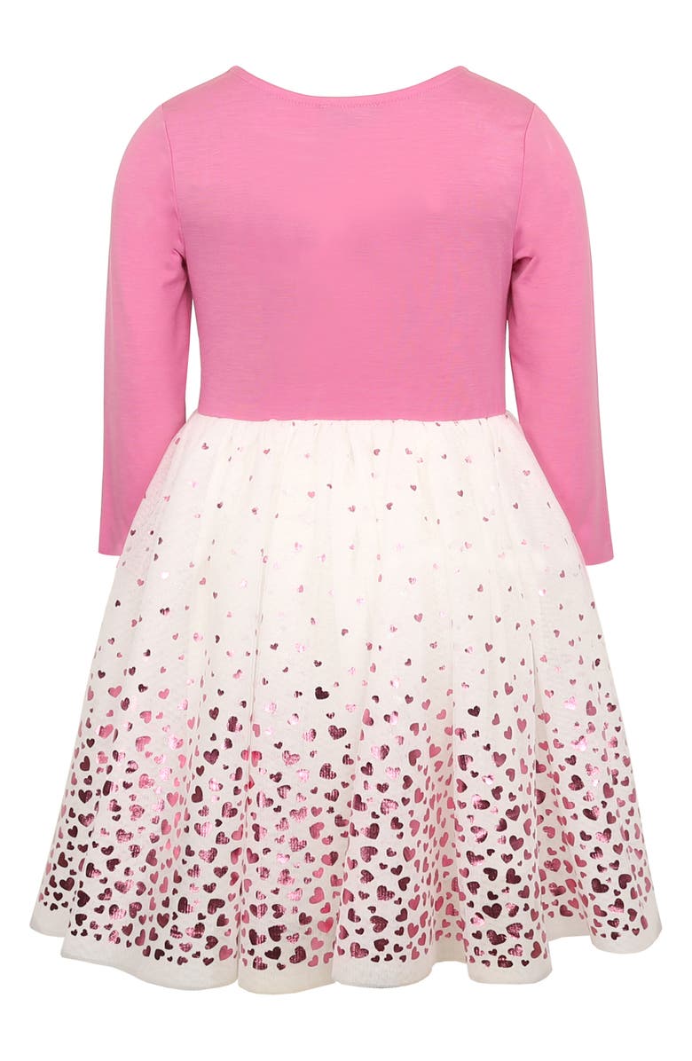 Zunie Kids' Love Sequin Tutu Dress, Alternate, color, Pink/ Ivory