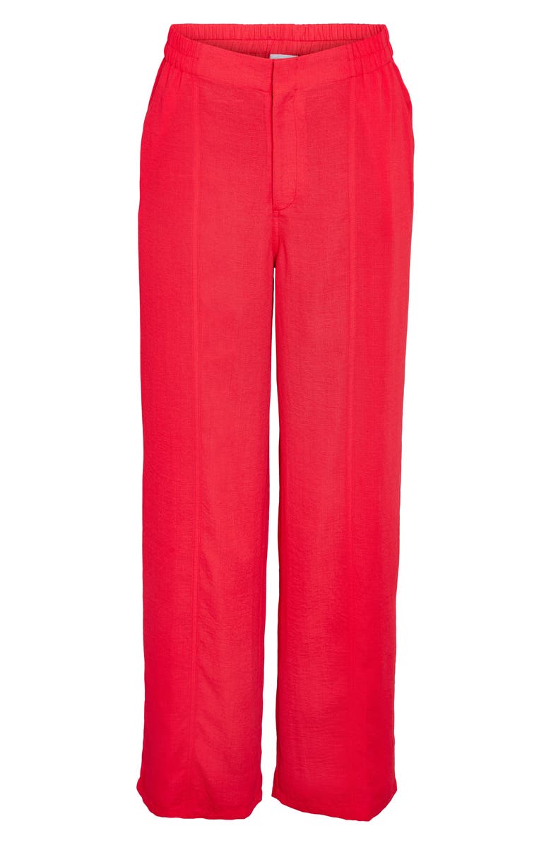 Noisy may Karo Wide Leg Woven Pants, Main, color, 