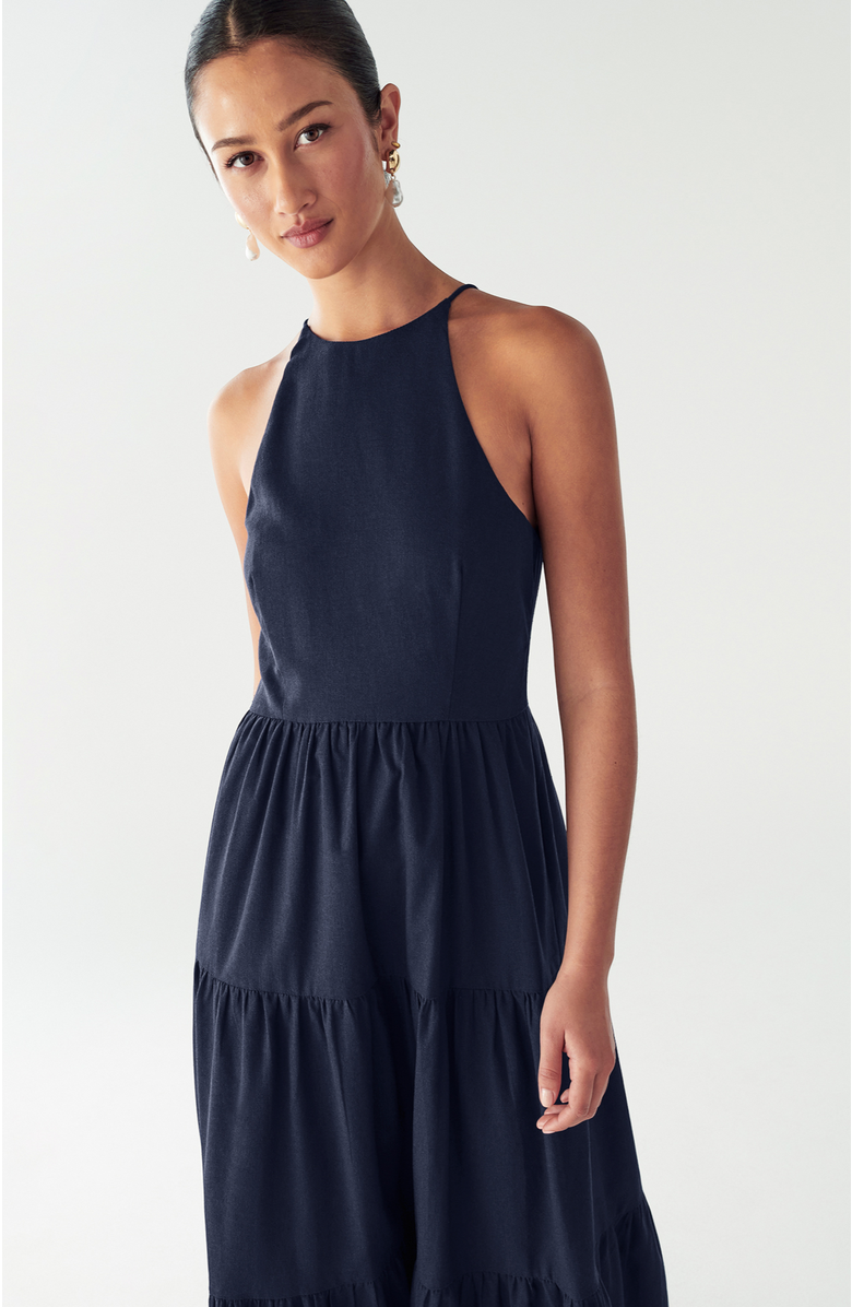 WILLA Aquila Maxi Dress, Alternate, color, Navy Blue