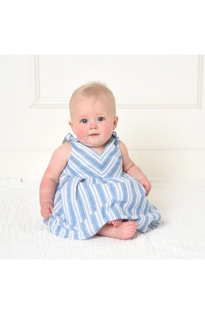 Hope & Henry Girls' Sleeveless Bow Shoulder Swing Dress, Infant, Alternate, color, 